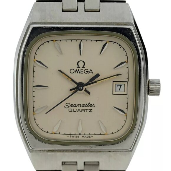 Omega 24mm Ladies Seamaster Quartz Stainless Steel Cal. 1380 Watch Ref - Picture 1 of 7